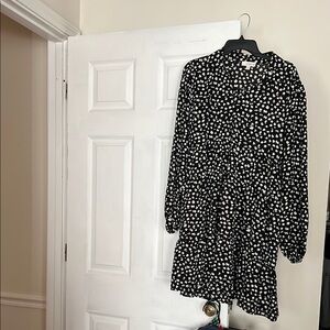 Black and White Polka Dot Dress